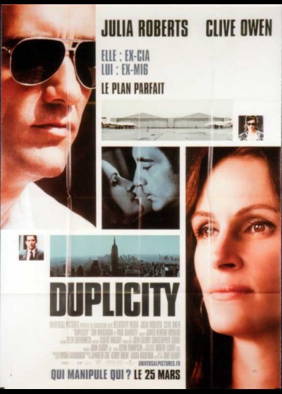 DUPLICITY movie poster