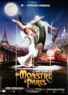 affiche du film UN MONSTRE A PARIS