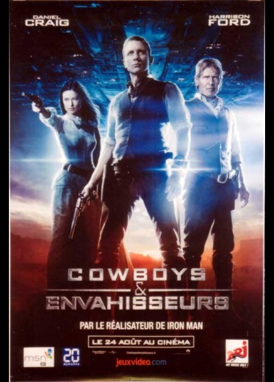 COWBOYS AND ALIENS movie poster