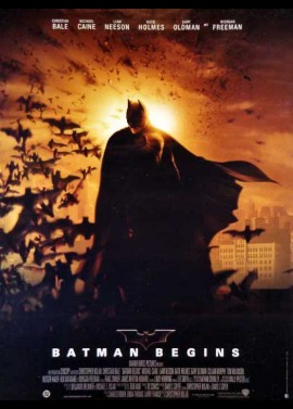 BATMAN BEGINS movie poster