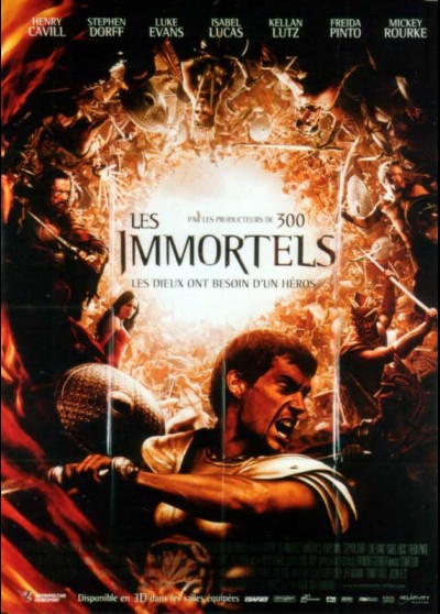 IMMORTALS movie poster