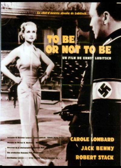 affiche du film TO BE OR NOT TO BE / JEU DANGEREUX