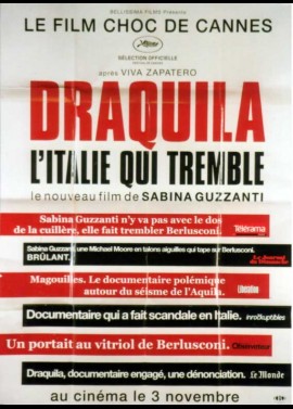 DRAQUILA L'ITALIA CHE TREMA movie poster