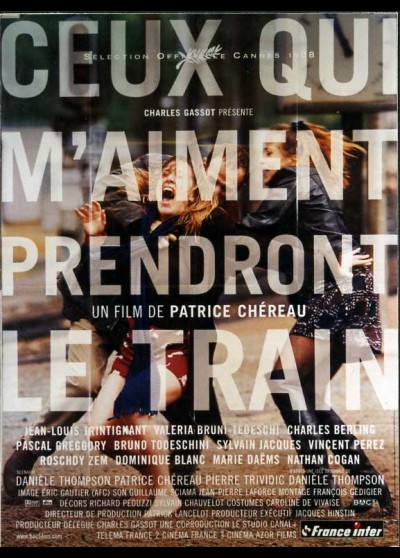 affiche du film CEUX QUI M'AIMENT PRENDRONT LE TRAIN