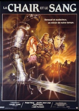 FLESH AND BLOOD / FLESH + BLOOD movie poster