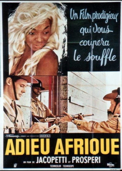 affiche du film ADIEU AFRIQUE