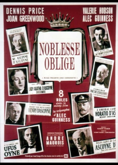 affiche du film NOBLESSE OBLIGE