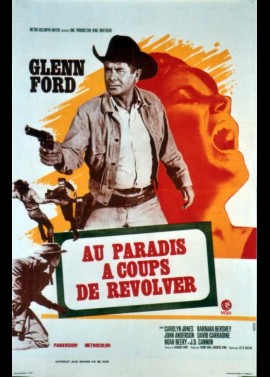 affiche du film AU PARADIS A COUPS DE REVOLVER