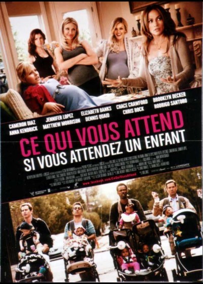 affiche du film CE QUI VOUS ATTEND SI VOUS ATTENDEZ UN ENFANT