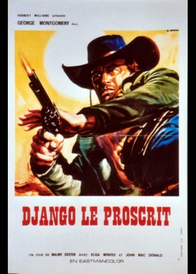 affiche du film DJANGO LE PROSCRIT