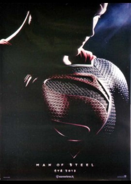 affiche du film MAN OF STEEL / SUPERMAN