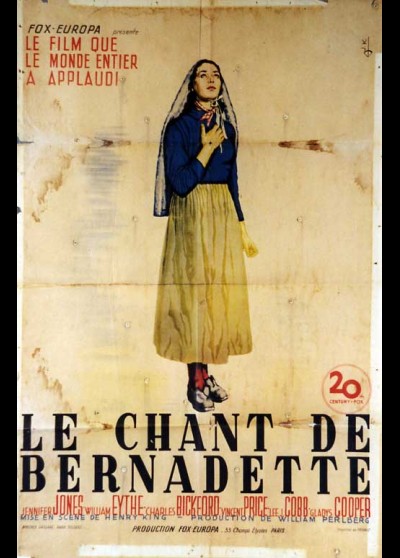 affiche du film CHANT DE BERNADETTE (LE)