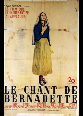 affiche du film CHANT DE BERNADETTE (LE)