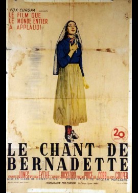 SONG DE BERNADETTE (THE) movie poster