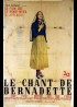 SONG DE BERNADETTE (THE) movie poster