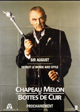 affiche du film CHAPEAU MELON ET BOTTES DE CUIR