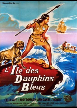 affiche du film ILE DES DAUPHINS BLEUS (L')