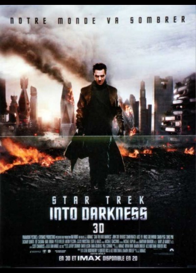 affiche du film STAR TREK INTO DARKNESS