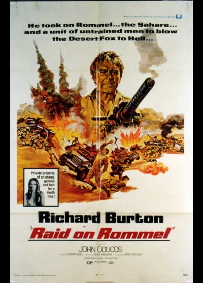 RAID ON ROMMEL movie poster