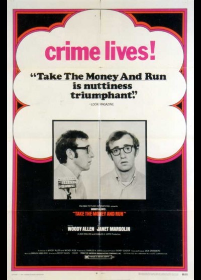 TAKE THE MONEY AND RUN movie poster