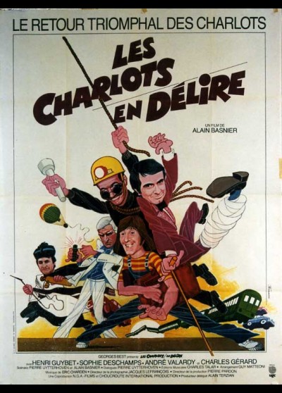 affiche du film CHARLOTS EN DELIRE (LES)
