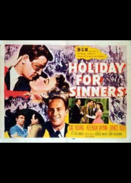 affiche du film HOLIDAY FOR SINNERS