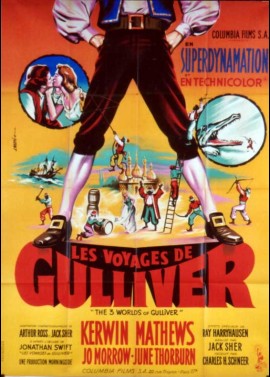 THREE WORLDS OF GULLIVER (THE) movie poster