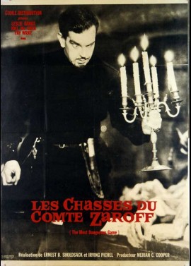 affiche du film CHASSES DU COMTE ZAROFF (LES)