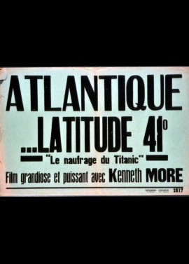 affiche du film ATLANTIQUE LATITUDE QUARANTE ET UN DEGRES