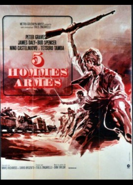 affiche du film CINQ HOMMES ARMES