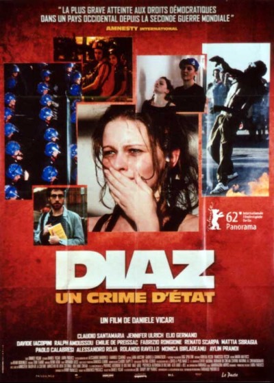 affiche du film DIAZ UN CRIME D'ETAT