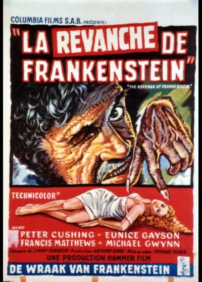 REVENGE OF FRANKENSTEIN (THE) movie poster