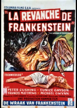 REVENGE OF FRANKENSTEIN (THE) movie poster