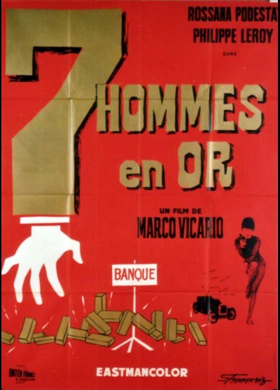 affiche du film SEPT HOMMES EN OR