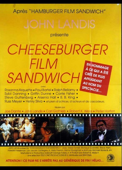 affiche du film CHEESEBURGER FILM SANDWICH