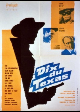 affiche du film DIX DU TEXAS