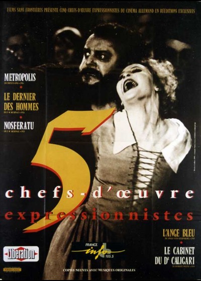 affiche du film CHEFS D'OEUVRES EXPRESSIONNISTES ALLEMANDS
