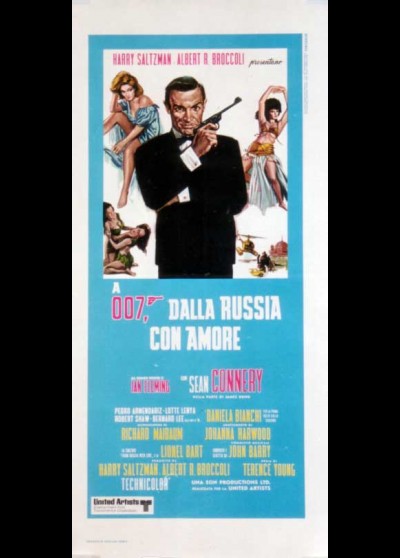 FROM RUSSIA WITH LOVE movie poster
