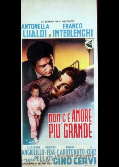NON C'E AMORE PIU GRANDE movie poster