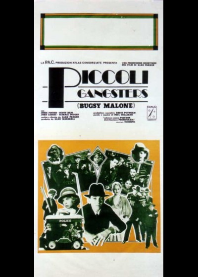 BUGSY MALONE movie poster