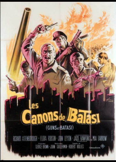 GUNS AT BATASI movie poster