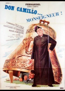 affiche du film DON CAMILLO MONSEIGNEUR