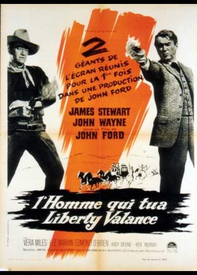 affiche du film HOMME QUI TUA LIBERTY VALANCE (L')