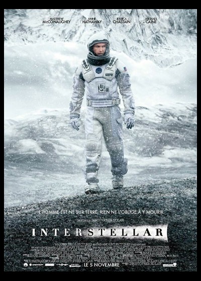 affiche du film INTERSTELLAR