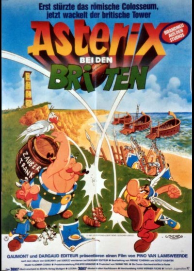 affiche du film ASTERIX CHEZ LES BRETONS