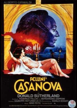 CASANOVA DE FEDERICO FELLINI (IL) movie poster