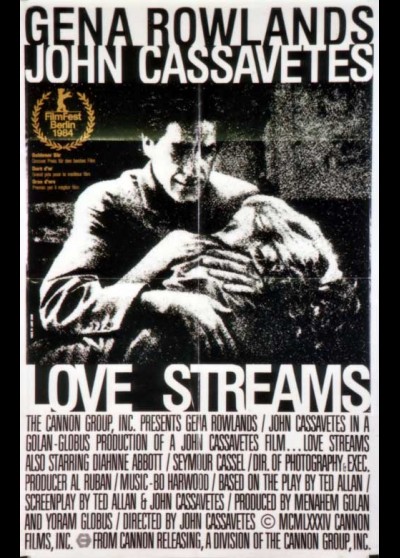 LOVE STREAMS movie poster