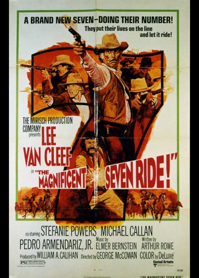 MAGNIFICENT SEVEN RIDE (THE) movie poster