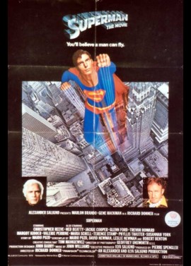 SUPERMAN movie poster