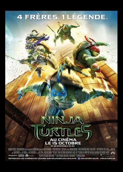 affiche du film NINJA TURTLES